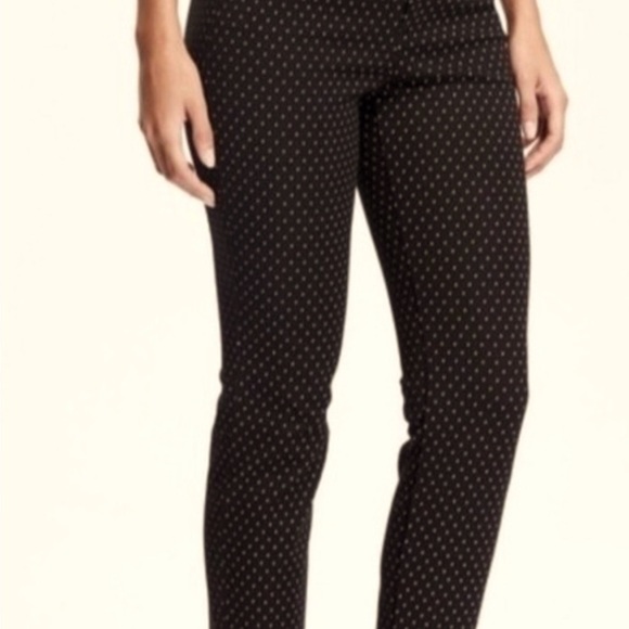 Old Navy polka dot pants Black Color Size 8 - Picture 1 of 10